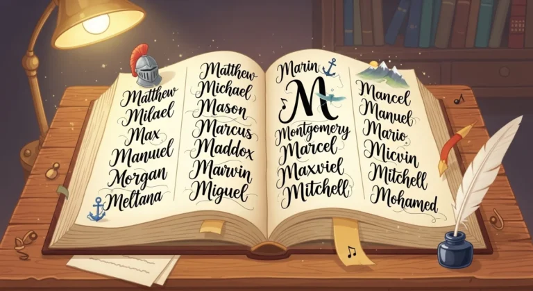 Boy Names That Start With M