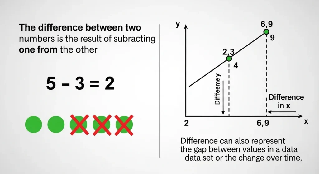 difference meaning in math