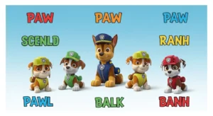 paw patrol character names