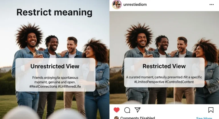 restrict meaning on Instagram