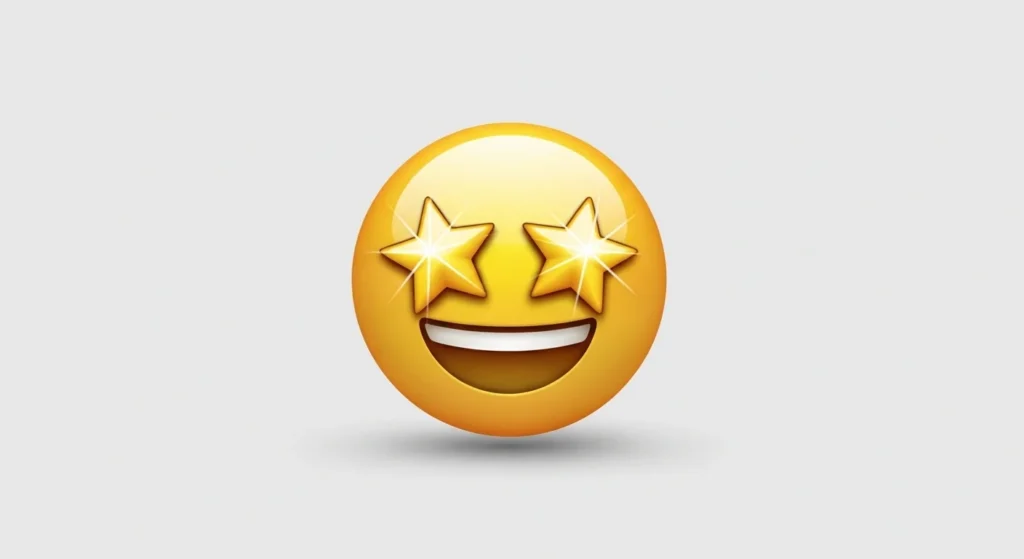 star eyes emoji meaning