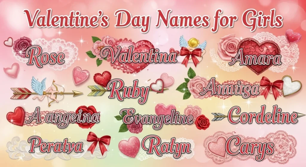 valentine’s Day names for girls
