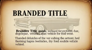 branded title meaning