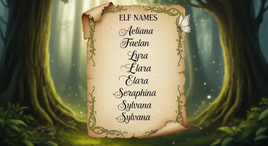 female elf names