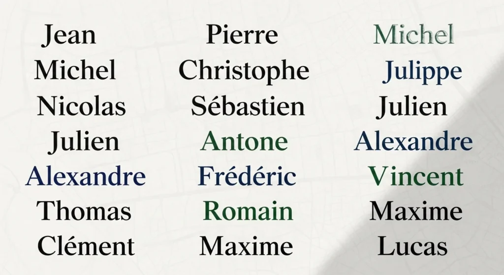 french male names